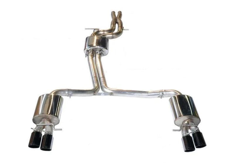 AWE Tuning Audi B8.5 S4 3.0T Touring Edition Exhaust System - Chrome Silver Tips (102mm) - autotalent