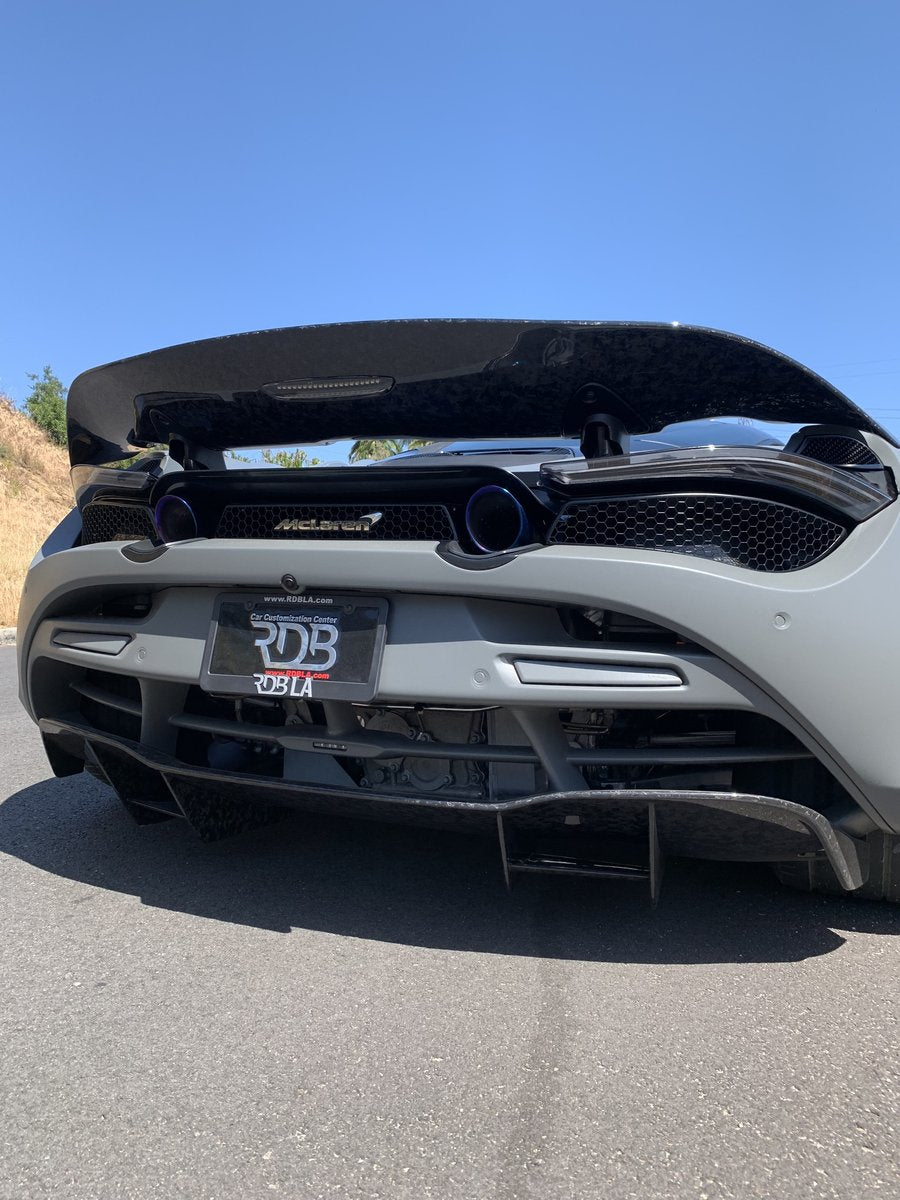 1016 Industries Aero Forged Carbon Rear Diffuser For Mclaren 720S - AutoTalent