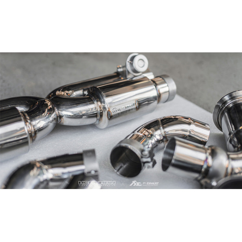 Fi Exhaust Axle-back System with 100 Cell Downpipe for Porsche 991.2 GT2 RS 2018-2020