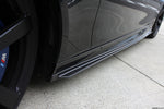 3D Design F10 M5 Carbon Fiber Side Skirt - installed view