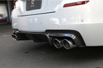 3D DESIGN CARBON REAR DIFFUSER Fitted On Car - main view