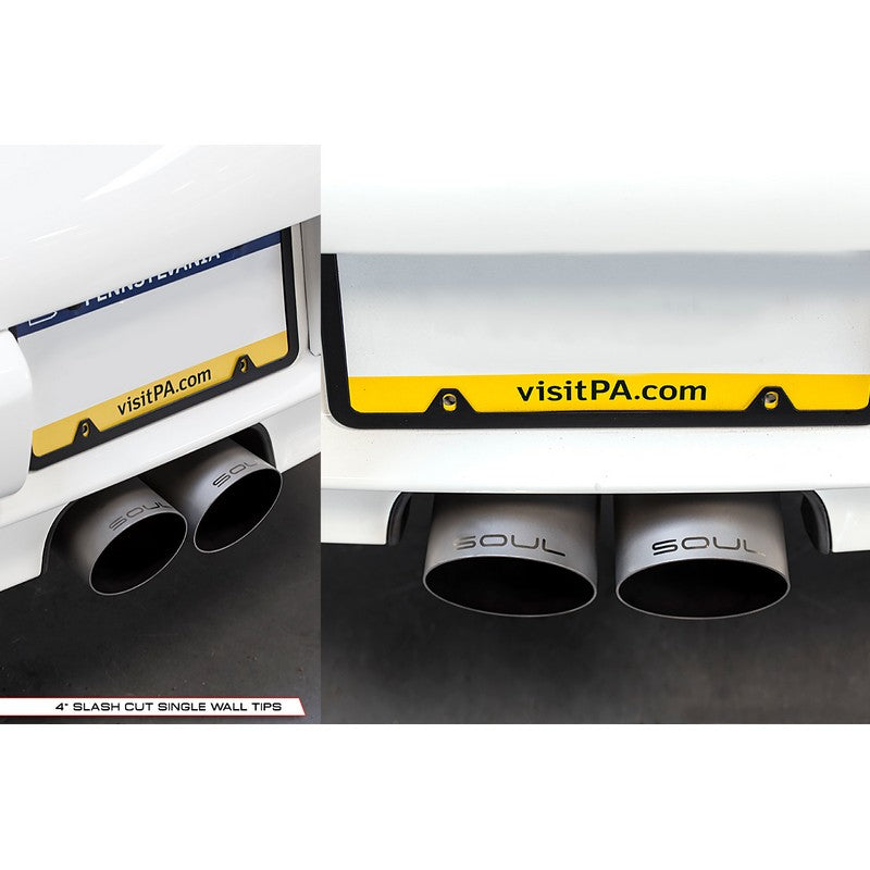 Soul Performance Muffler Exhaust System Tips For 997 GT3 - AutoTalent