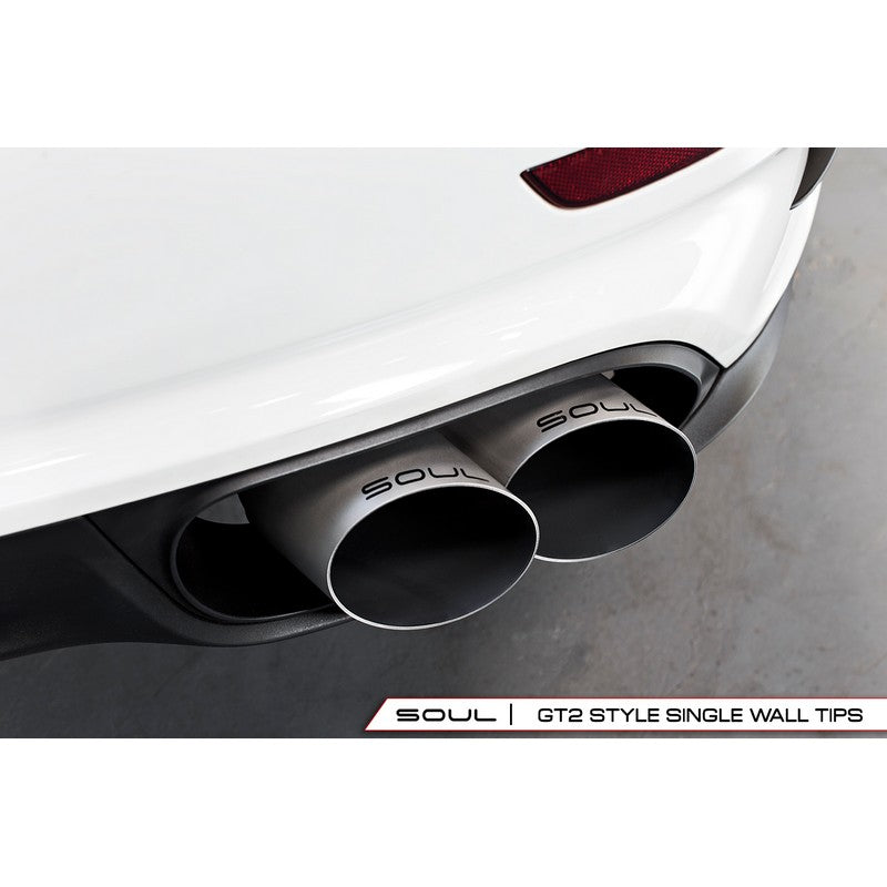 Soul Performance X-Pipe Exhaust Tips For Porsche Turbo - AutoTalent