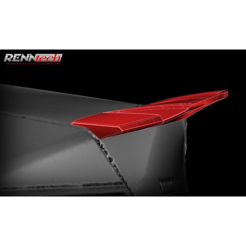 RennTech Aero Carbon Fiber Deck Spoiler For Mercedes-Benz W204 C350 - AutoTalent