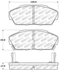 StopTech Performance 90-93 Acura Integra / 90-93 Honda Civic Sedan / 90-91 Prelude Front Brake Pads