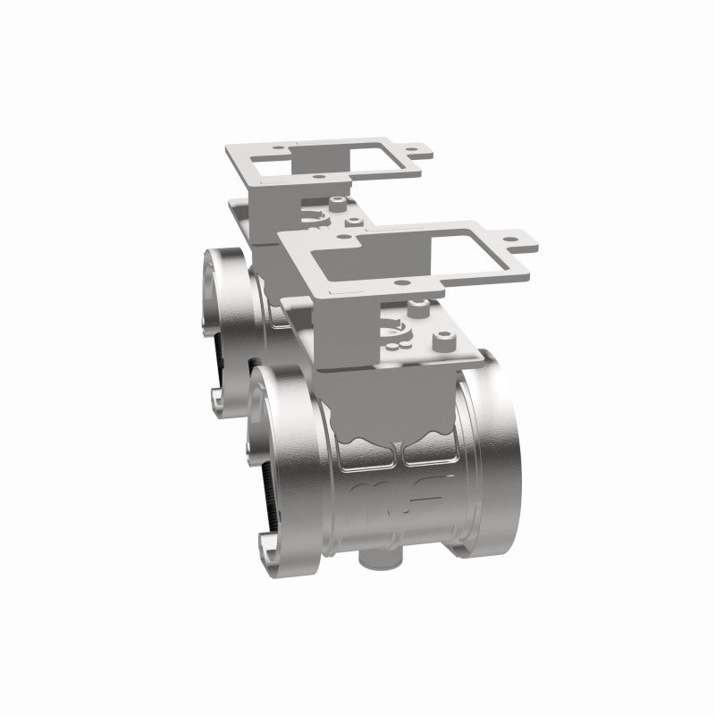 MagnaFlow 10805 exhaust part, opposite side view of the turntable spin
