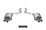 Corsa 2015-2020 Ford Mustang GT350/R 5.2L V8 Dual Rear Axle-Back- Stainless Dual Rear Exit