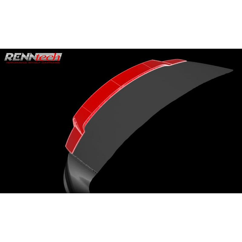 RennTech Carbon Deck Lid Spoiler For Mercedes-Benz W204 C320 - AutoTalent