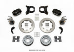 Wilwood Forged Dynalite P/S Rear Kit w/MC4 P-Brake Chev 12 Bolt w/Clip Eliminator