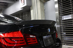 BMW F10 Carbon fibre Trunk spoiler - Front view