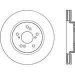 Stoptech 07-12 Acura RDX Front Premium Cryo Rotor
