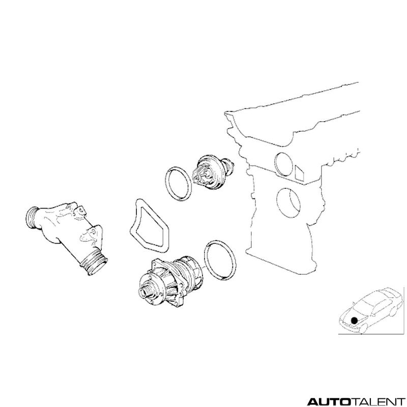 Active Autowerke Thermostat Housing Kit For Bmw - AutoTalent