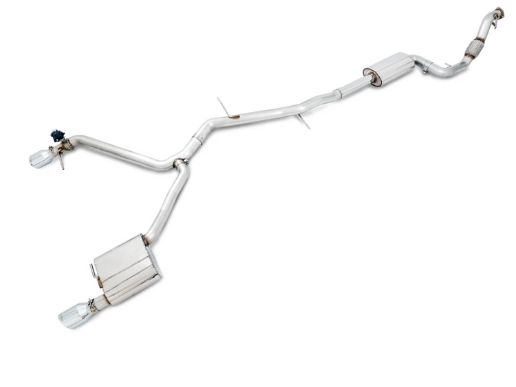 AWE Tuning B9 A4 SwitchPath Exhaust, Dual Outlet - Diamond Black Tips (includes DP and SwitchPath Remote) - autotalent