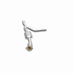 MagnaFlow 447180 carb direct-fit catalytic converter, opposite side view of the turntable spin