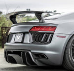 Vorsteiner VRS Aero Rear Diffuser Carbon Fiber PP 2x2 Glossy AUDI R8  (2017+) - autotalent