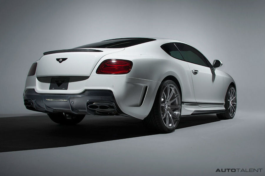 Buy Vorsteiner Aero Rear Bumper DVWP w/ Rear Diffuser Carbon Fiber PP 2x2 Glossy BENTLEY CONTINTENTAL GT COUPE V8 BR-10RS PROGRAM (FACELIFT) - autotalent