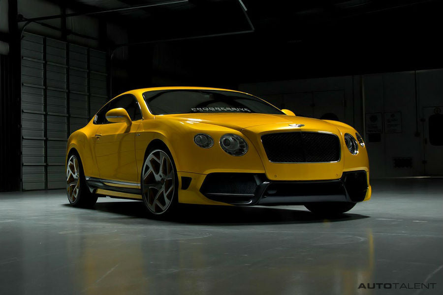 Vorsteiner Aero Side Skirts Carbon Fiber PP 2x2 Glossy BENTLEY CONTINTENTAL GT COUPE V8 BR-10RS PROGRAM (FACELIFT) - autotalent