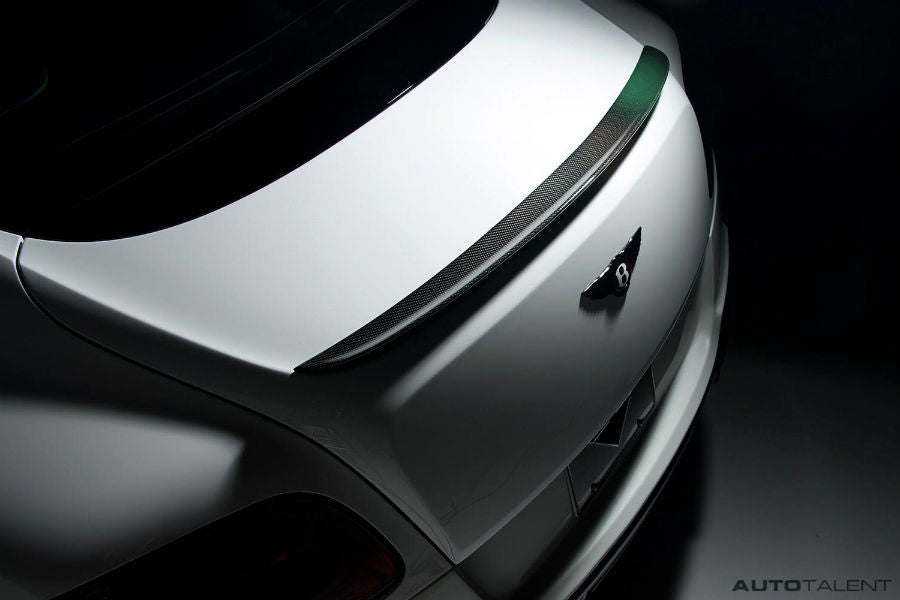 Vorsteiner Aero Decklid Spoiler Carbon Fiber PP 2x2 Glossy BENTLEY CONTINTENTAL GT COUPE V8 BR-10RS PROGRAM (FACELIFT) - autotalent