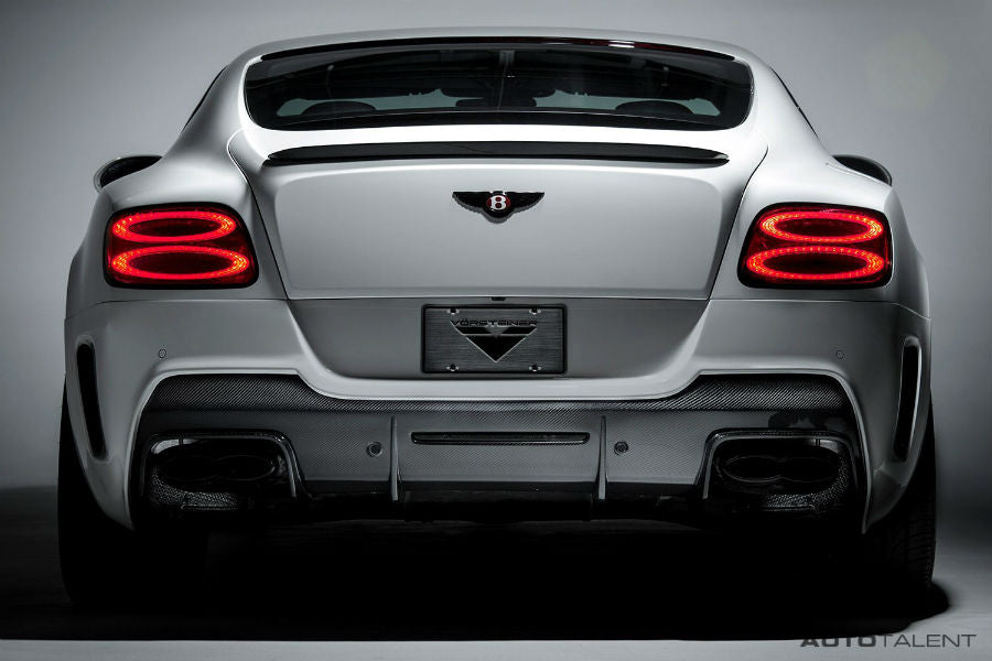 Vorsteiner Aero Decklid Spoiler Carbon Fiber PP 2x2 Glossy BENTLEY CONTINTENTAL GT COUPE V8 BR-10RS PROGRAM (FACELIFT) - autotalent