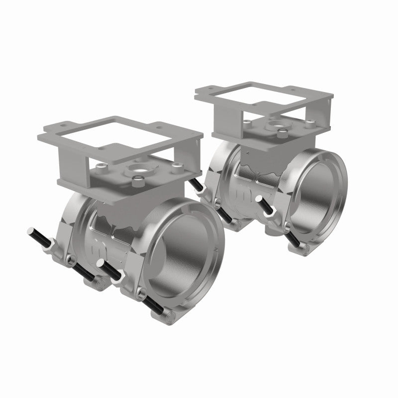 MagnaFlow 10805 exhaust part, rear view of the turntable spin
