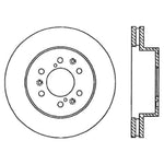 StopTech 05-10 GMC Sierra 1500 (w Rear Drum) / 07-09 GMC Yukon Front CRYO-STOP Rotor