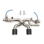 Fabspeed Valvetronic Center Muffler Bypass X-Pipe (PSE Only) for Porsche  991.2 Carrera 2017-2019