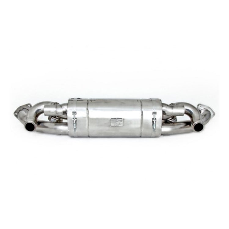 Tubi Style Loud Stainless Steel Central Exhaust W Valve | Porsche 991 Carrera S 2012-2016