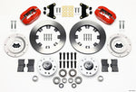 Wilwood Forged Dynalite Front Kit 12.19in Red 49-54 Chevy/53-62 Corvette (*Line Kit Needed*)
