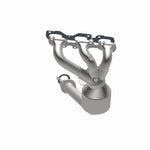 MagnaFlow 452011 carb manifold converter, opposite side view of the turntable spin