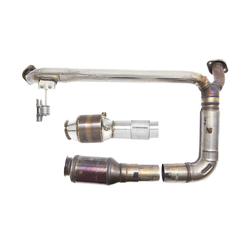 Fabspeed HJS German 200CPSI Sport Catalytic Converter for Porsche 718 Boxster/Cayman 2017-2021