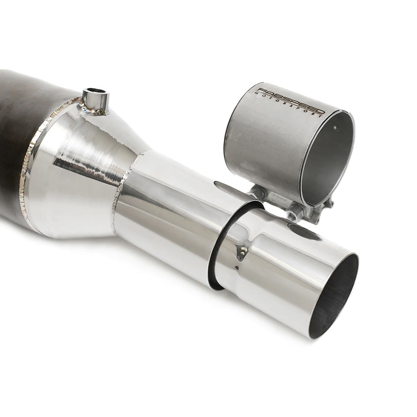 Fabspeed HJS German 200CPSI Sport Catalytic Converter for Porsche 718 Boxster/Cayman 2017-2021