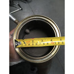 A top view of Factory B58 Downpipe Flange 