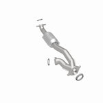 MagnaFlow 51798 oem grade direct-fit catalytic converter, rear three-quarter view of the turntable spin