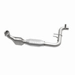 MagnaFlow 51416 oem grade direct-fit catalytic converter, side view of the turntable spin