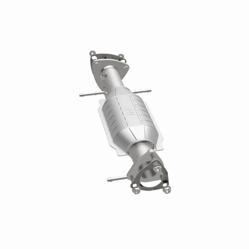 MagnaFlow 23497 hm grade direct-fit catalytic converter, opposite side view of the turntable spin
