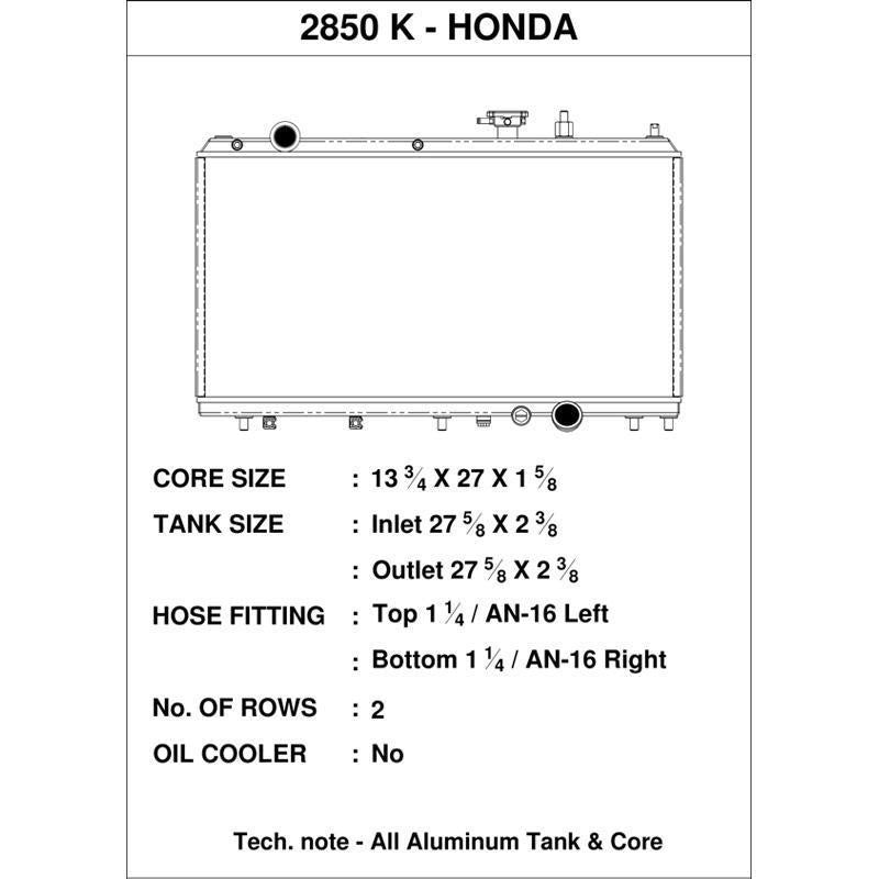CSF Performance Radiator For Honda - Autotalent