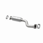 MagnaFlow 51317 oem grade direct-fit catalytic converter, opposite rear three-quarter view of the turntable spin