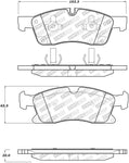 StopTech Street Select Brake Pads w/Hardware - Front