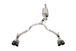 Corsa 2021-2025 Tahoe/GMC Yukon 4DR 5.3L 4WD Dual Rear 3in - 2.75in Sport Cat-Back DW 4in BLK Tips