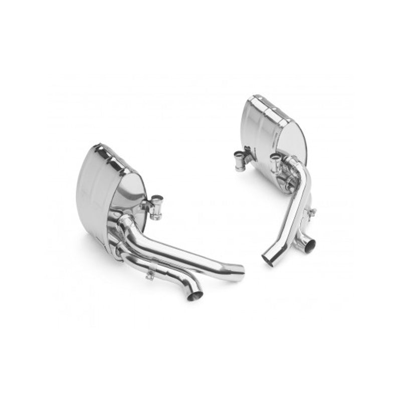 Tubi Style Stainless Steel Side Mufflers Kit | Porsche 997.2 Carrera & Carrera S 2009-2011