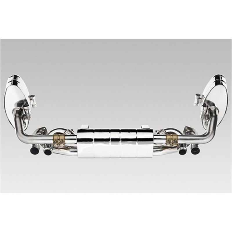 Tubi Style Stainless Steel Side & Central Mufflers Kit | Porsche 991.1 Carrera 2012-2016