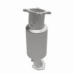 MagnaFlow 5561163 carb direct-fit catalytic converter, rear three-quarter view of the turntable spin