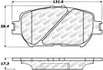 StopTech Street Select Brake Pads - Rear