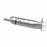 MagnaFlow 280436 oem grade direct-fit catalytic converter, opposite rear three-quarter view of the turntable spin