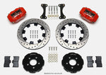 Wilwood Forged Dynalite Front Hat Kit 12.19in Drilled Red 00-04 PT Cruiser/03-04 SRT/4