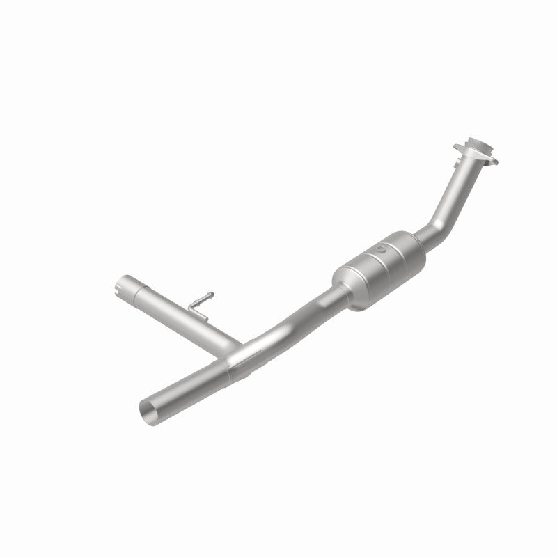 MagnaFlow 49410 oem grade direct-fit catalytic converter, rear view of the turntable spin