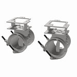MagnaFlow 10805 exhaust part, opposite rear three-quarter view of the turntable spin