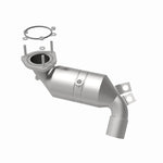 MagnaFlow 52015 oem grade direct-fit catalytic converter, rear view of the turntable spin