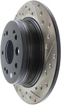 StopTech 04-08 Acura TL / 03-09 Honda Element Slotted & Drilled Left Rear Rotor
