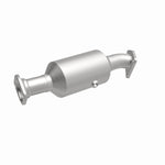 MagnaFlow 5461261 carb direct-fit catalytic converter, front three-quarter view of the turntable spin